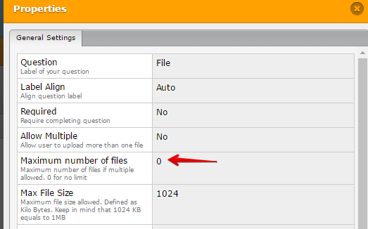 What is max file upload size and number of uploads? Image 2 Screenshot 41