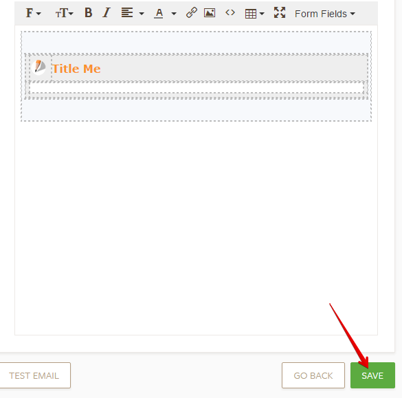 Email Wizard: Add a save button on sender and recipient details section Image 1 Screenshot 30