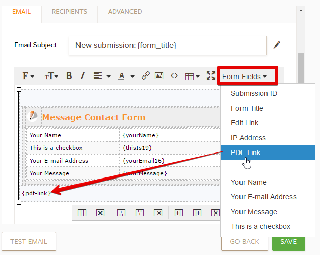 Creating a form where submissions are automatically formatted in resume format Image 3 Screenshot 72