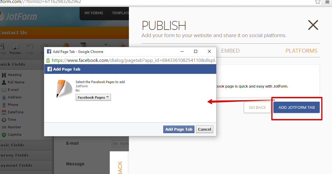 Add Form to Facebook Page Image 1 Screenshot 20