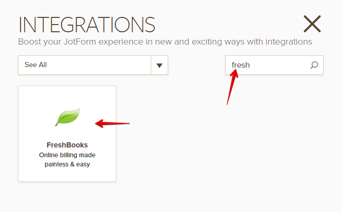 What happened to Freshbooks Integration? Image 1 Screenshot 20