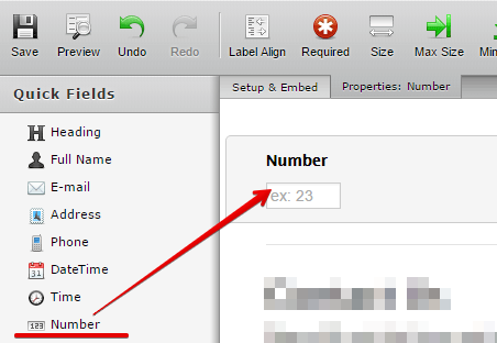 I want a zip code input field to a number limited Image 1 Screenshot 30