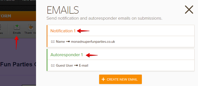 How can I create a autoresponder emails and notification email Image 1 Screenshot 20