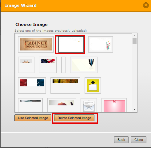 New Image Wizard: No option to delete previously uploaded images Image 2 Screenshot 41