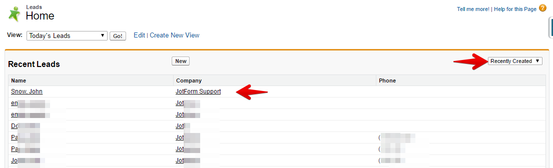 Still having issue with my salesforce leads integration Image 2 Screenshot 51