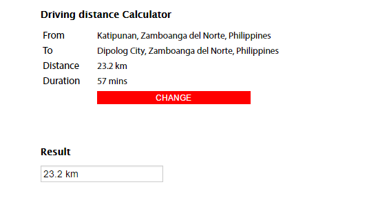 Access address data with mileage calculator Screenshot 20