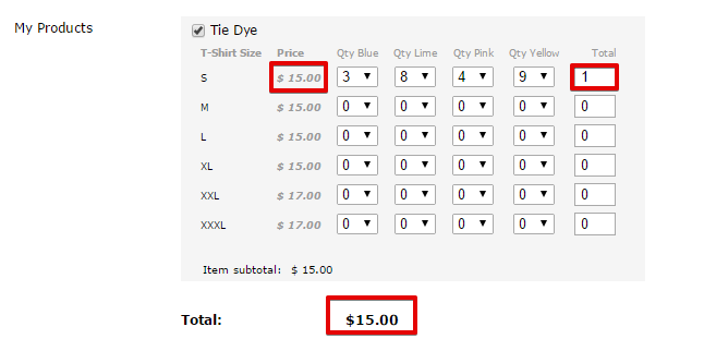 Can I please get some help with my T Shirt Order Form? Image 1 Screenshot 30