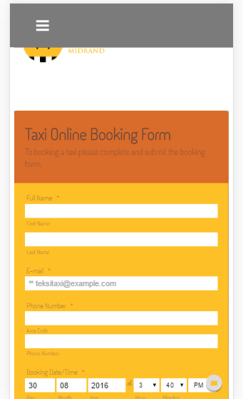 Form not showing when viewed on mobile device Image 1 Screenshot 20