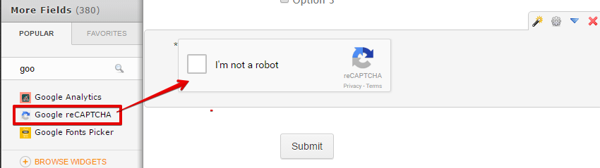 How make CAPTCHA submit form button standard red Image 1 Screenshot 20