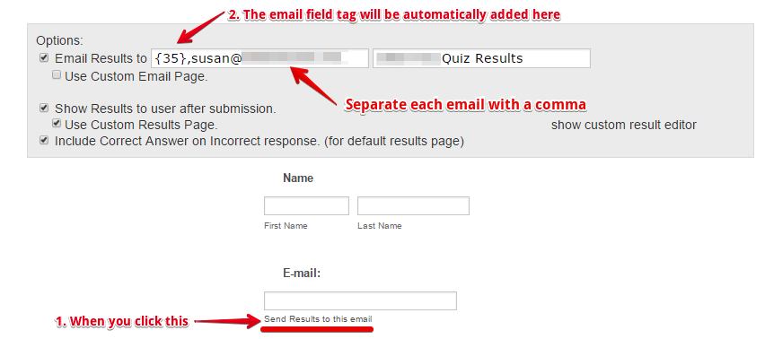 Quiz Form: Create a custom URL where users are able to review results not just on email Image 1 Screenshot 30
