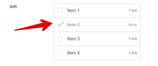 Gift registry widget not reducing its numbers Image 1 Screenshot 20
