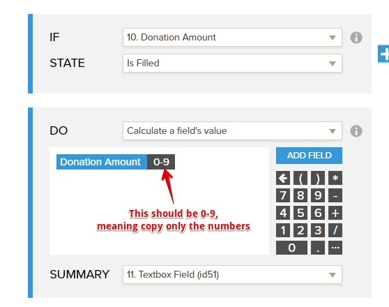 Custom Donation Amount field in autoresponder Image 1 Screenshot 30