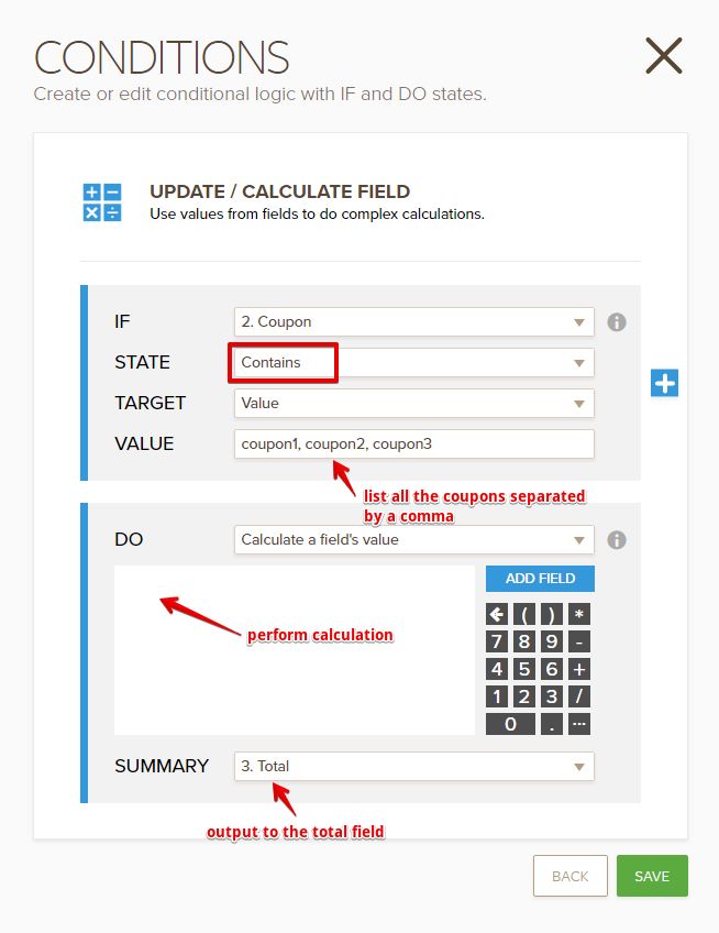 Can I add a coupon code option on regular fields not a payment field? Image 2 Screenshot 41