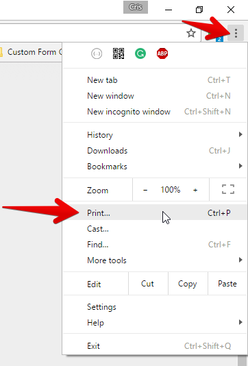 How can I create a usable PDF or Word format of my online Intake form? Image 1 Screenshot 30