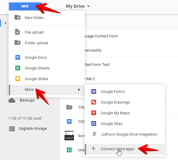 Adding and integrating my form to Google Drive Image 1 Screenshot 40