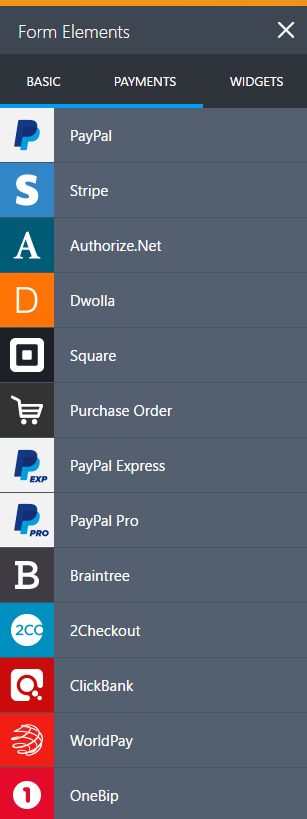 How can I embed a new payment processor button when I Submit Form Image 1 Screenshot 20