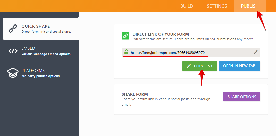How to post the form link? Image 1 Screenshot 20
