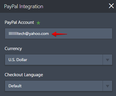 How do I change the paypal address? Image 1 Screenshot 20