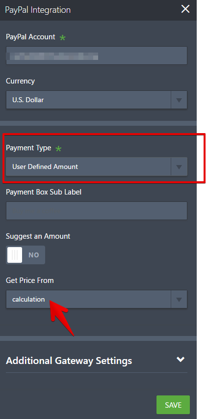 How can I create a total from a matrix and then update that value into a payment form? Image 2 Screenshot 41