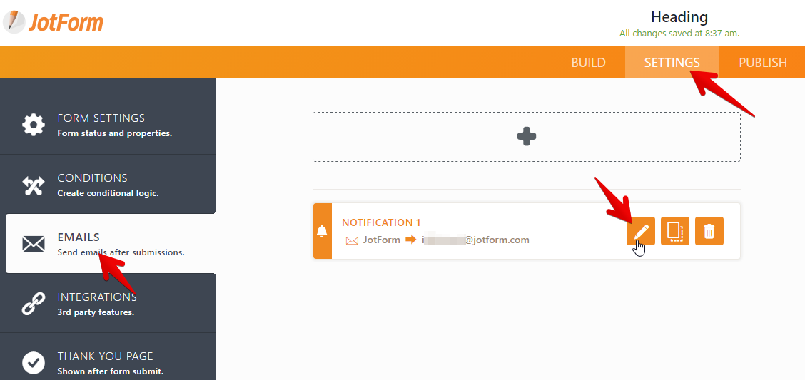 I removed branding from form through our account settings but its still there on recipient email Image 1 Screenshot 30