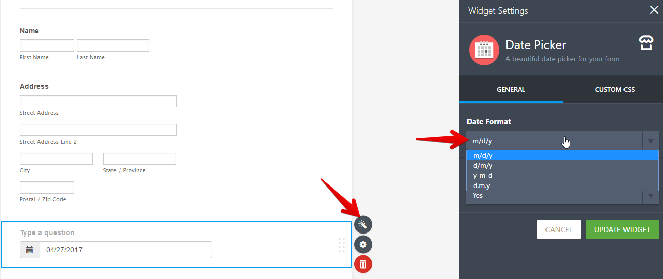 How To Change Format of Date & Time Widget on Form Image 1 Screenshot 30