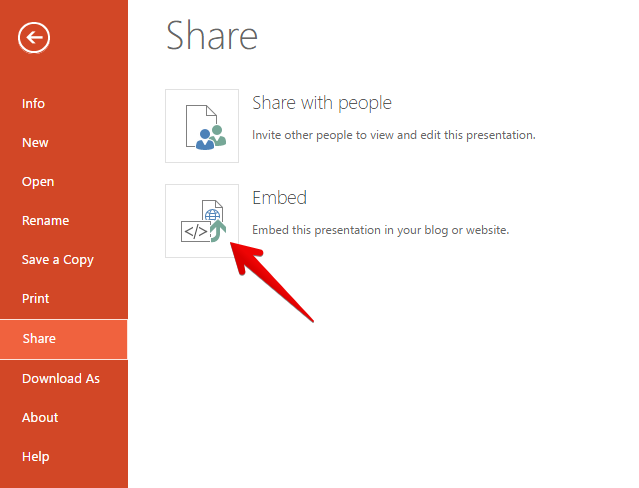 How can I embed a PowerPoint presentation into a form? Image 1 Screenshot 30