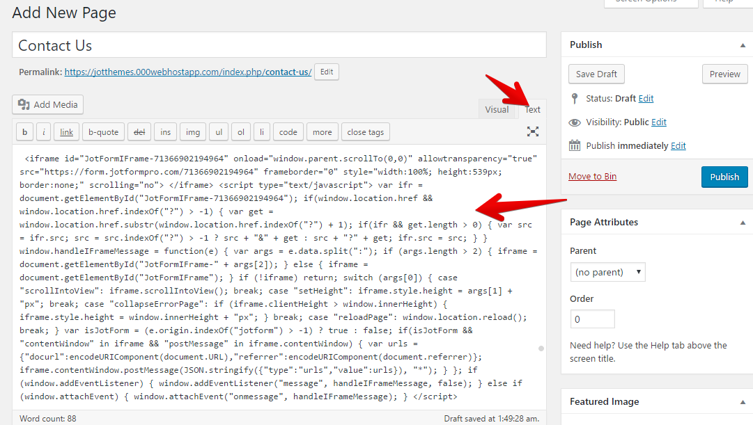 Form takes over entire page in Wordpress Image 1 Screenshot 20