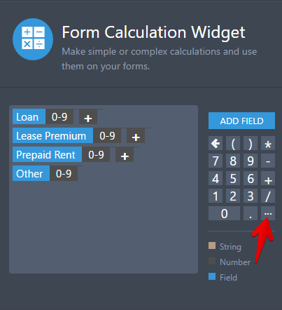 The conditional calculation field on my form isnt working Screenshot 51