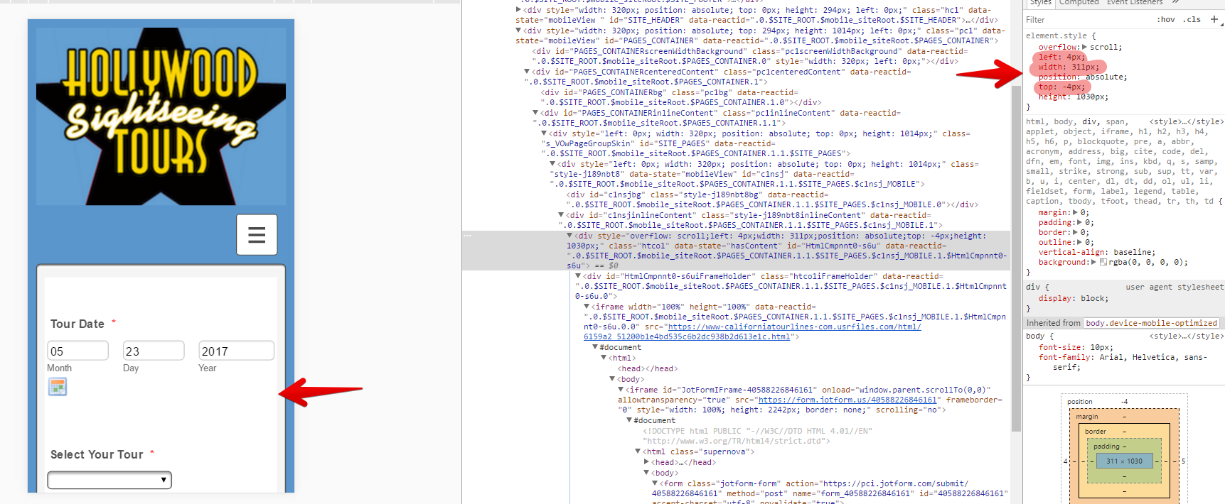 Form is not responsive on my Wix site Image 2 Screenshot 41