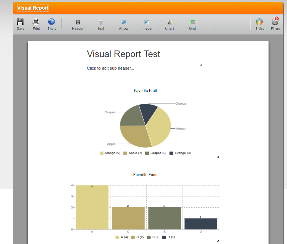 Improvement requests on Visual Report Builder Image 3 Screenshot 62