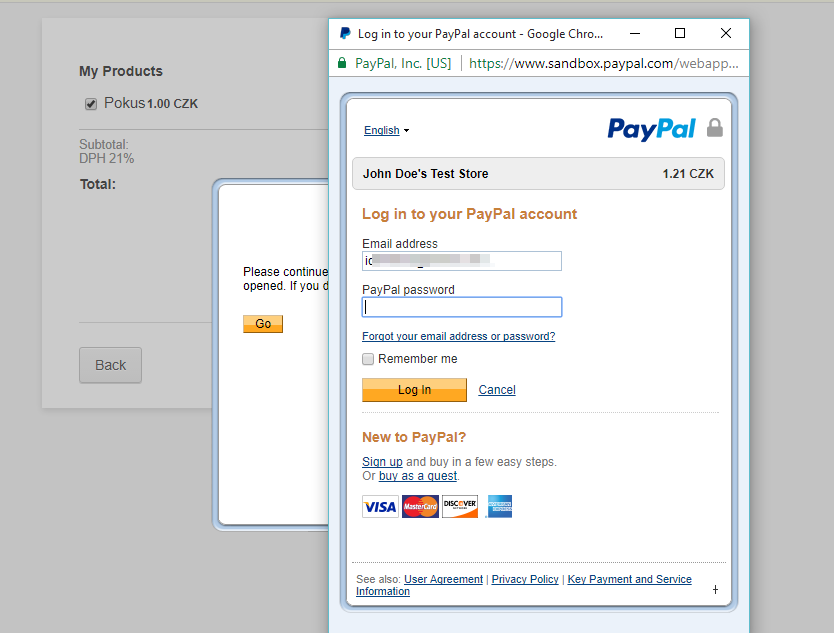I want my customers to pay without logging in to Paypal Image 3 Screenshot 72