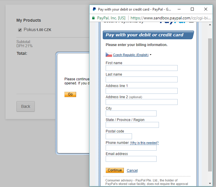 I want my customers to pay without logging in to Paypal Image 2 Screenshot 41