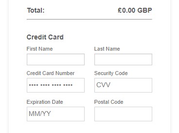 How to align Squre payment CC fields in phone screens? Image 1 Screenshot 20