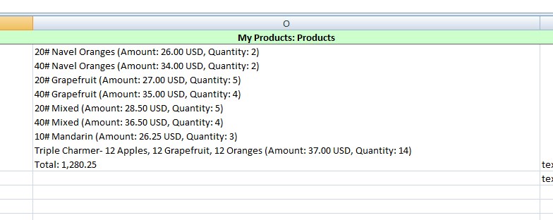 Separate payment product items into different columns when exported to Excel Image 1 Screenshot 20