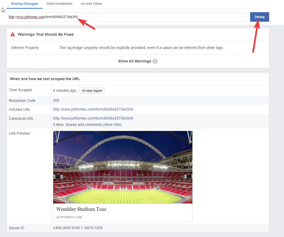 Trying to post to Facebook but errors appear in FB message Image 2 Screenshot 41