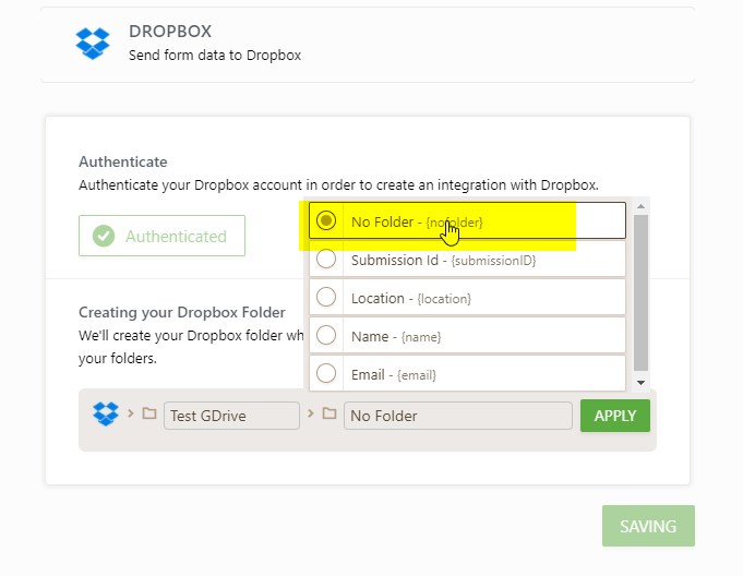 Dropbox integration naming Image 1 Screenshot 30