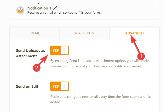 Attach uploaded files into email notifications Image 2 Screenshot 41