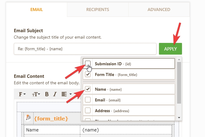 Forms grouping in email   How to ungroup them Image 2 Screenshot 41