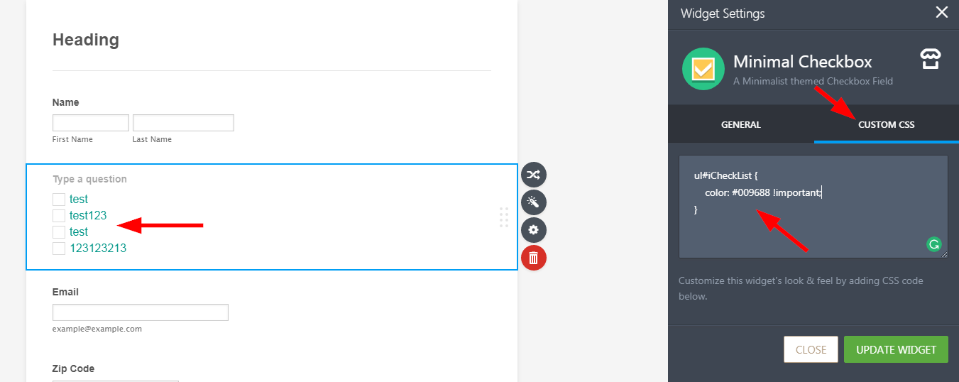 Minimal Checkbox: Changing the font color does not work Image 2 Screenshot 41