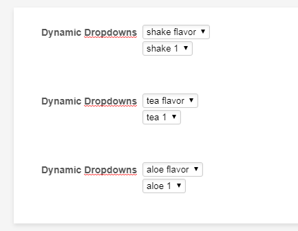 How to create the below workflow with Dynamic DropDown widget? Image 1 Screenshot 20