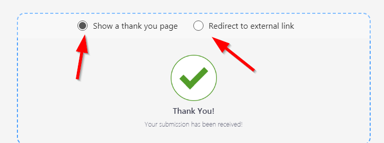 How to change the thank you page on the new form layout Image 2 Screenshot 1