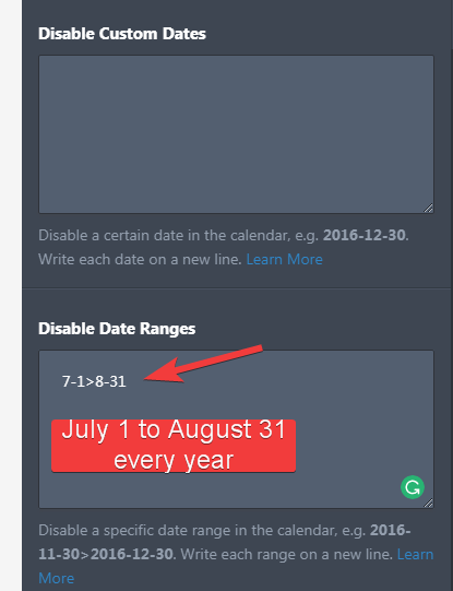 Date Picker: Make it possible to disable a date range that cycles every year Image 1 Screenshot 30