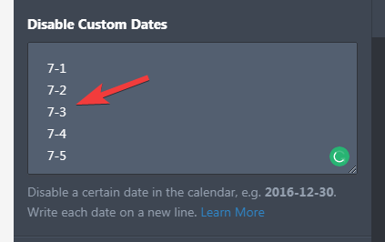 Date Picker: Make it possible to disable a date range that cycles every year Image 2 Screenshot 41