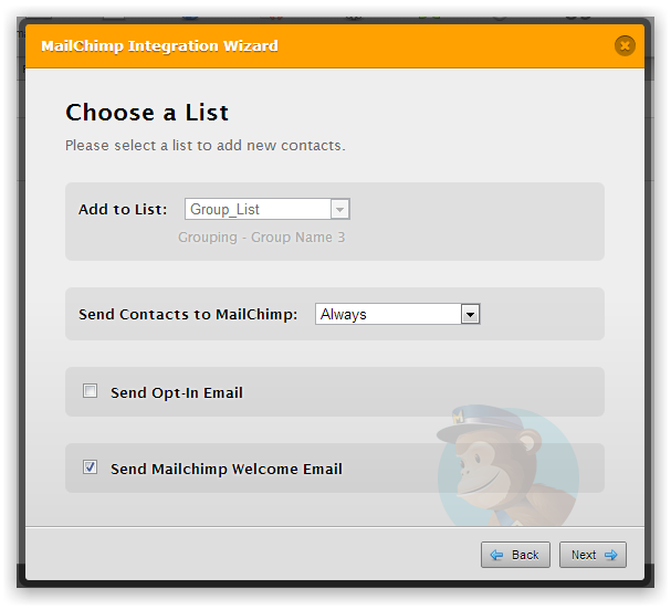 Can I have different Mailchimp groups showing up on Jotform integration? Image 1 Screenshot 30