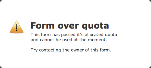 What happens if my form submissions exceed my account limit? Image 1 Screenshot 20