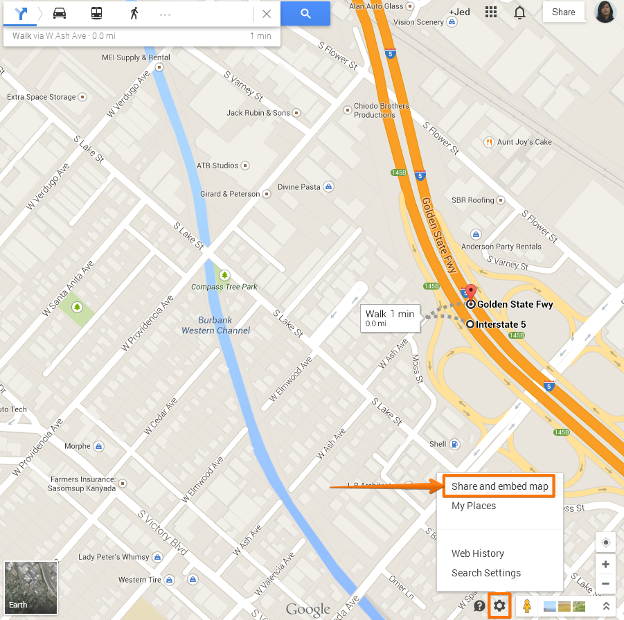 How do I embed a new Google map into an Event registration form? Image 1 Screenshot 50