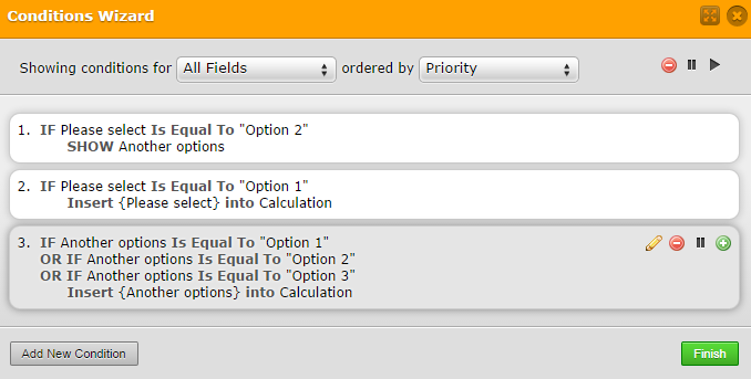 Is it possible to add conditional logic into payment integration to show values base on selection Screenshot 83