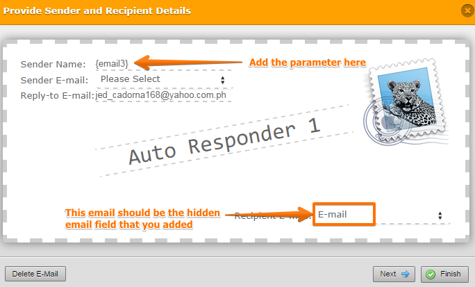 How to show the email address of the submitter in notifications? Image 7 Screenshot 146