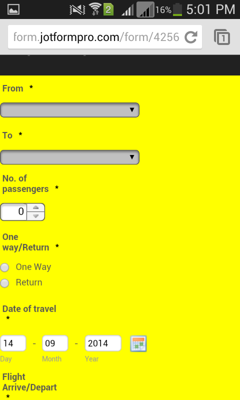 How to make the form responsive without elongating it? Image 1 Screenshot 20