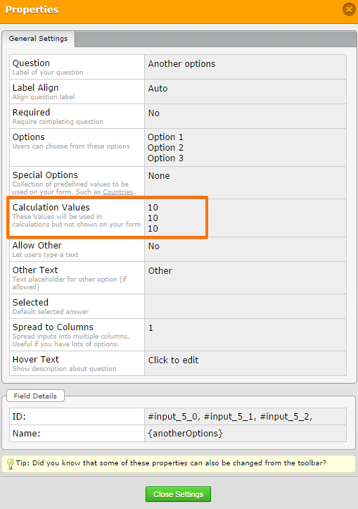 Is it possible to add conditional logic into payment integration to show values base on selection Screenshot 72